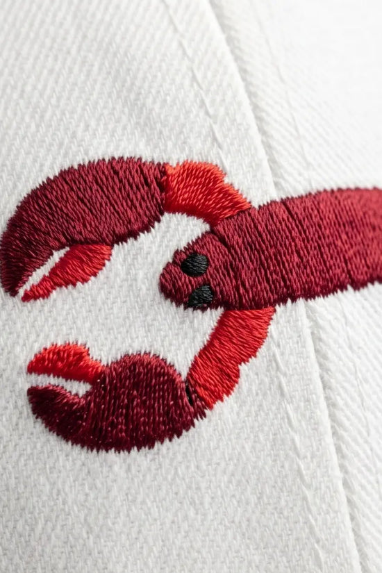White Crab Logo Cap