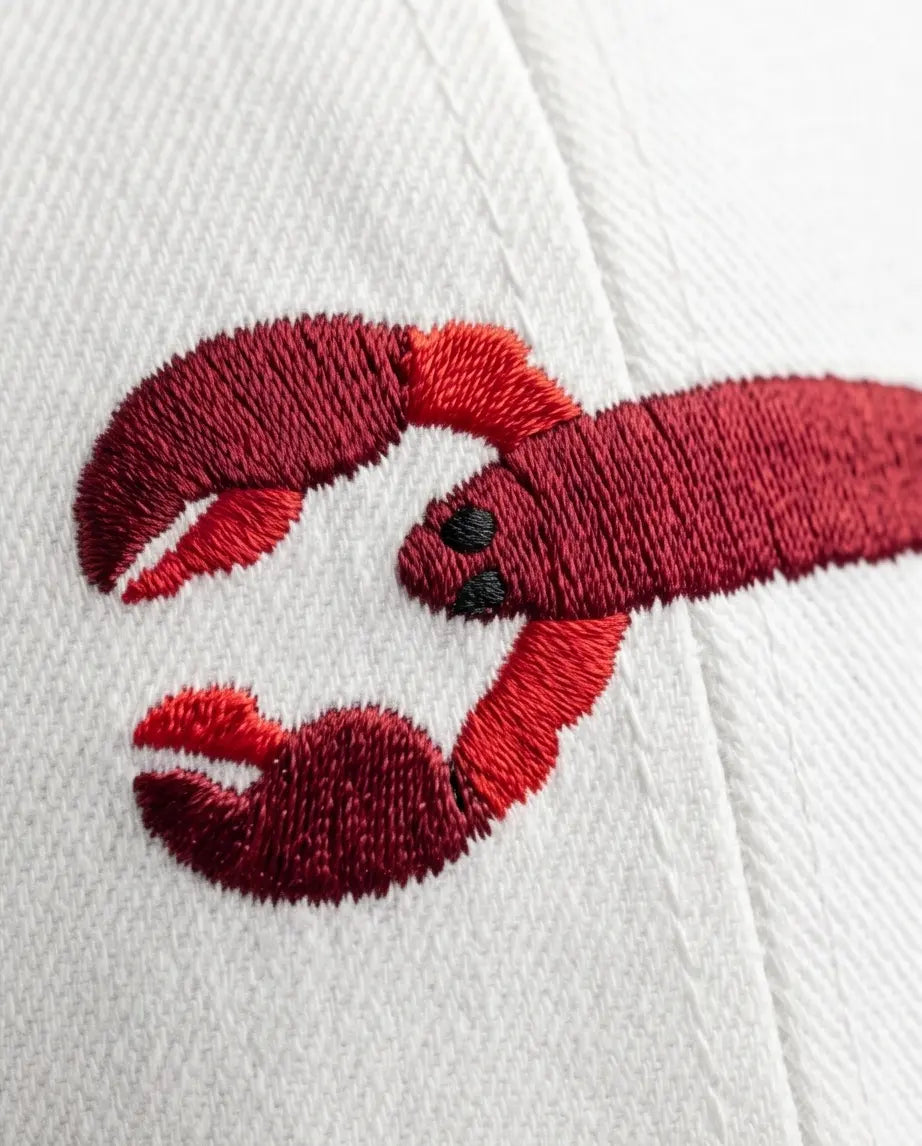 White Crab Logo Cap
