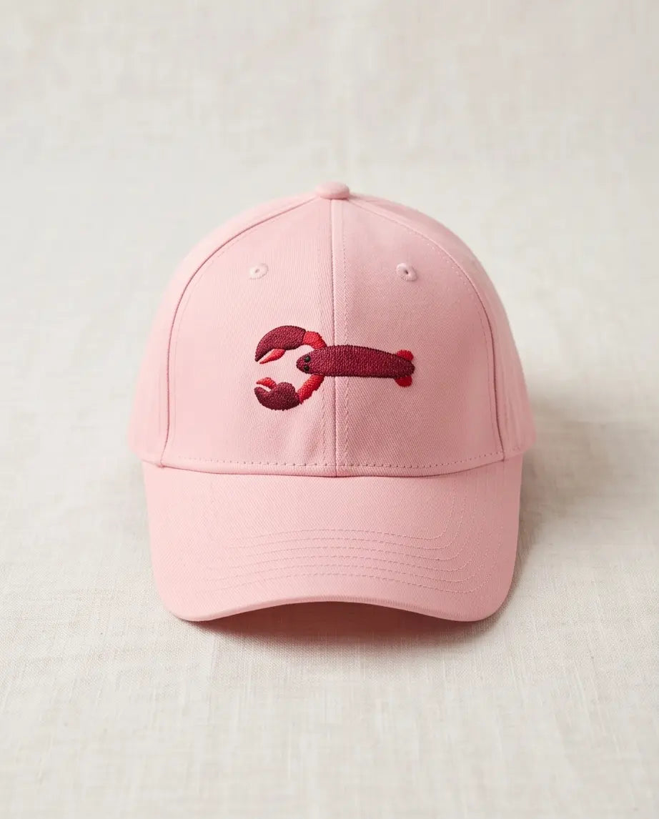 Pink Crab Logo Cap