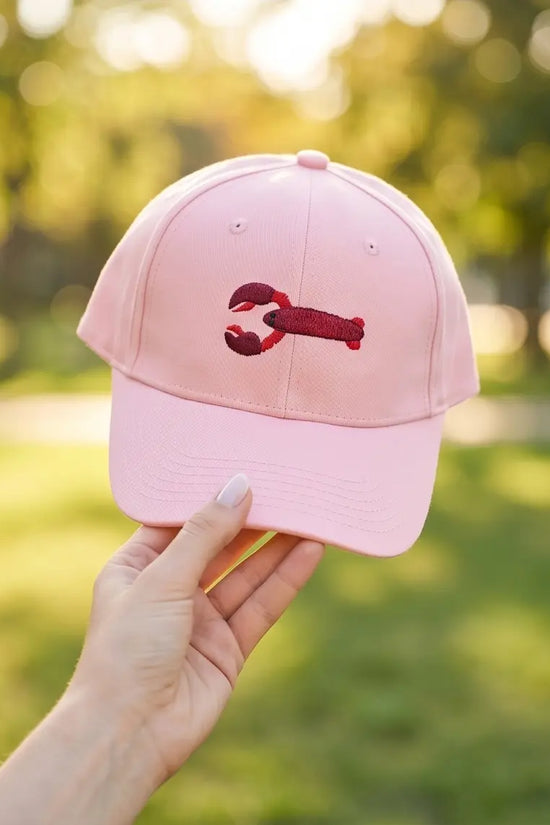 Pink Crab Logo Cap