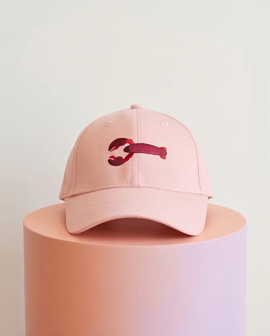 Pink Crab Logo Cap