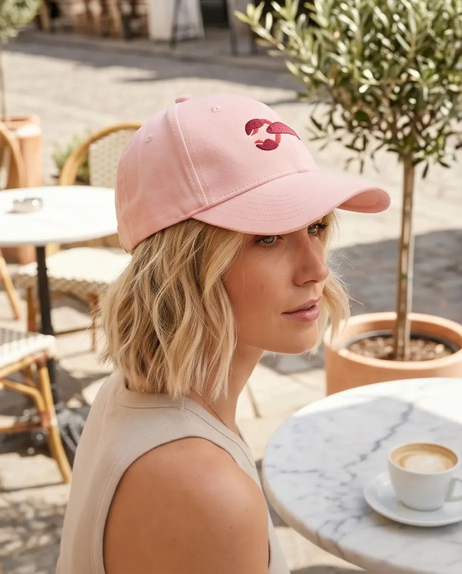 Pink Crab Logo Cap