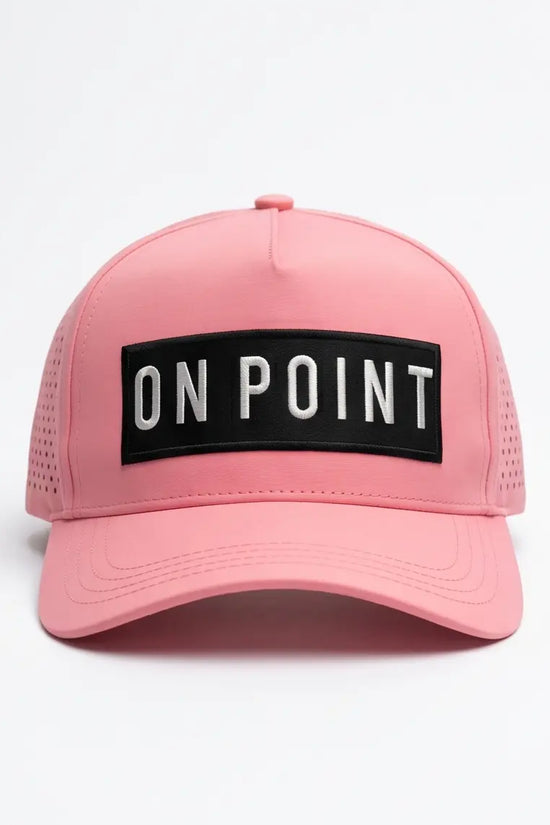 On Point Performance Tech Cap – Soft Pink & Jet Black