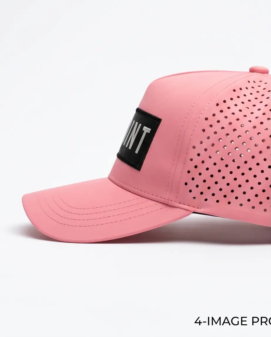 On Point Performance Tech Cap – Soft Pink & Jet Black