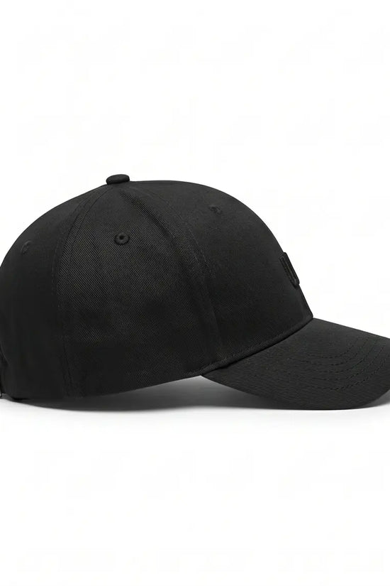 Minimalist "UP" Tonal Embroidered Baseball Cap – Stealth Triple Black