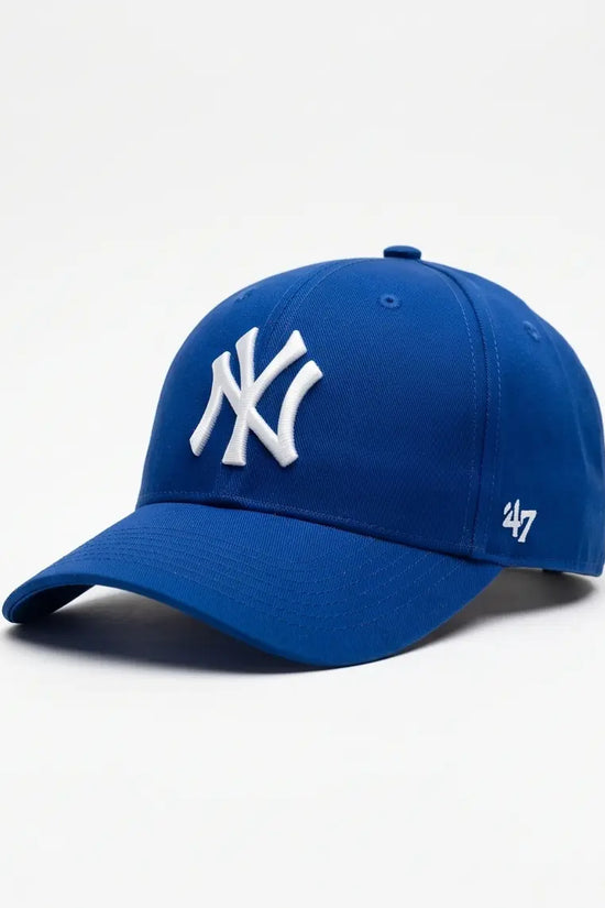 NY Classic Monogram Baseball Cap – ROYALE BLUE & Off-White