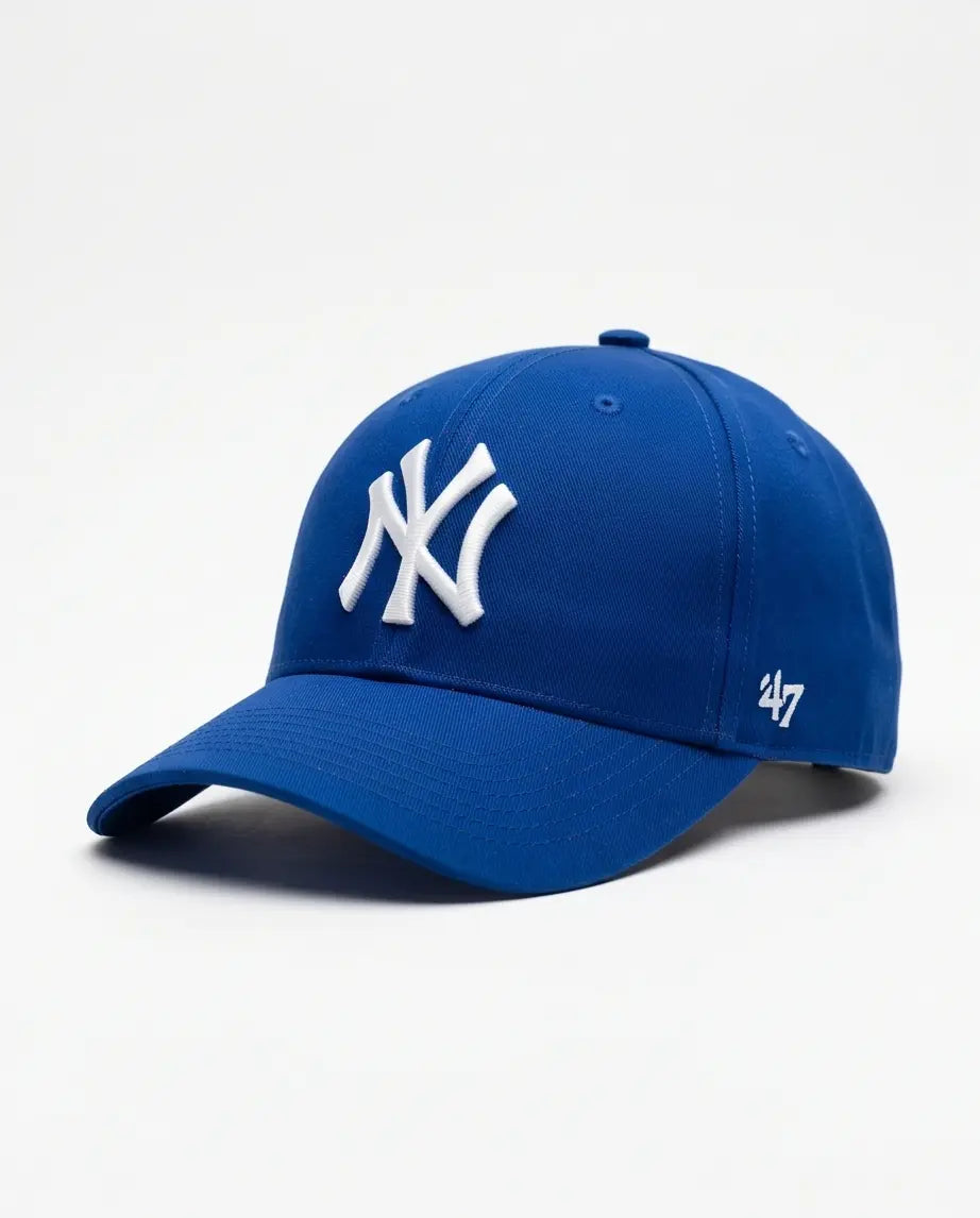 NY Classic Monogram Baseball Cap – ROYALE BLUE & Off-White