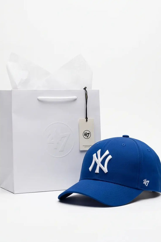 NY Classic Monogram Baseball Cap – ROYALE BLUE & Off-White
