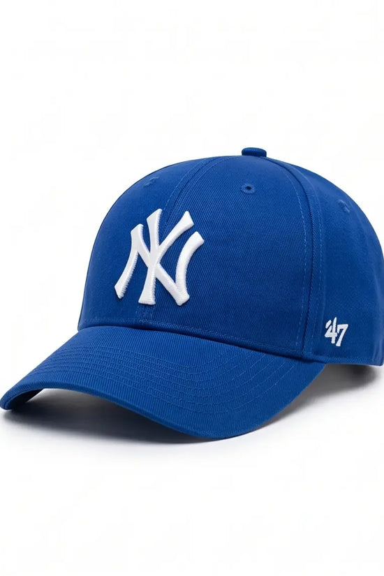 NY Classic Monogram Baseball Cap – ROYALE BLUE & Off-White