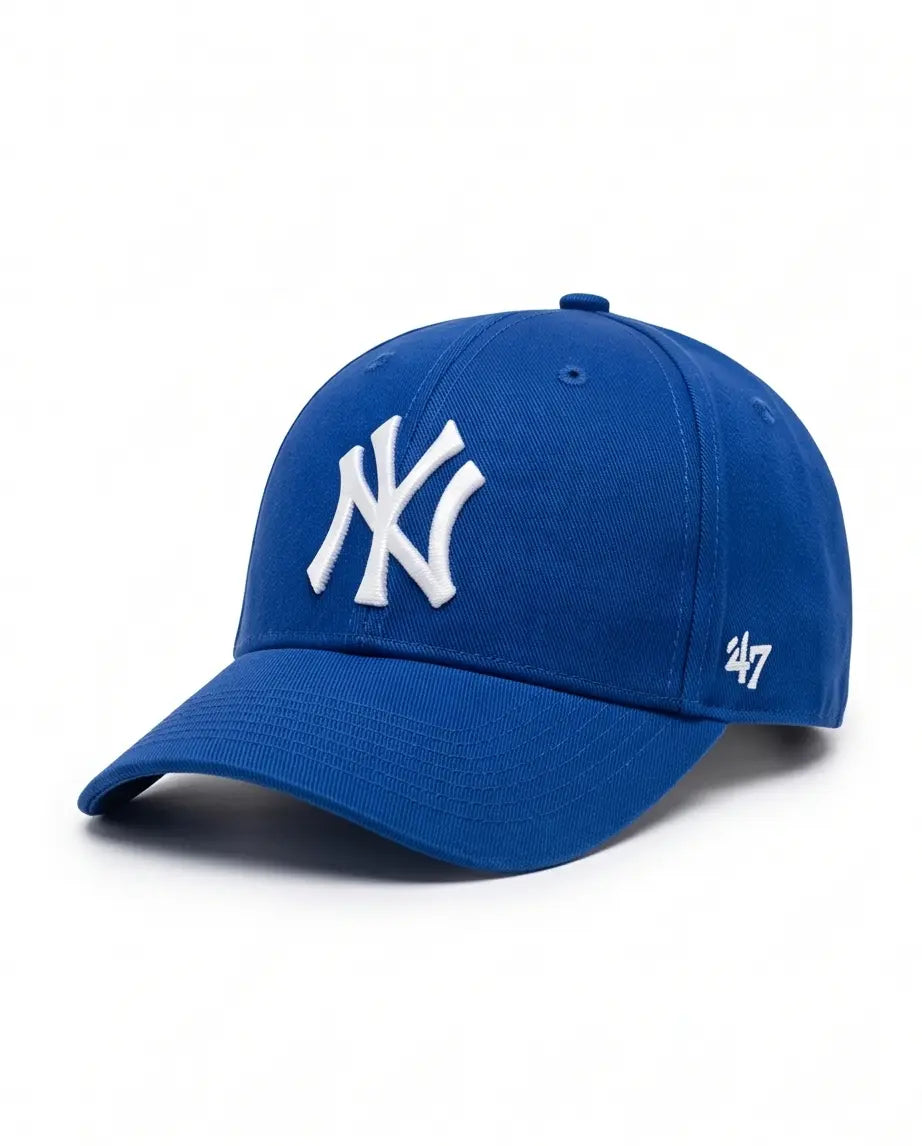 NY Classic Monogram Baseball Cap – ROYALE BLUE & Off-White