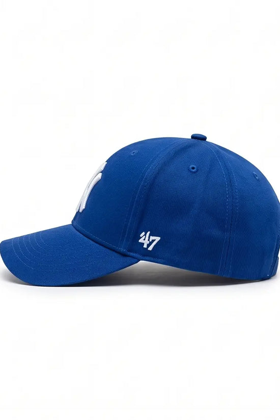 NY Classic Monogram Baseball Cap – ROYALE BLUE & Off-White