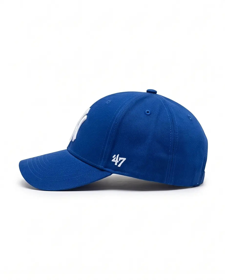 NY Classic Monogram Baseball Cap – ROYALE BLUE & Off-White