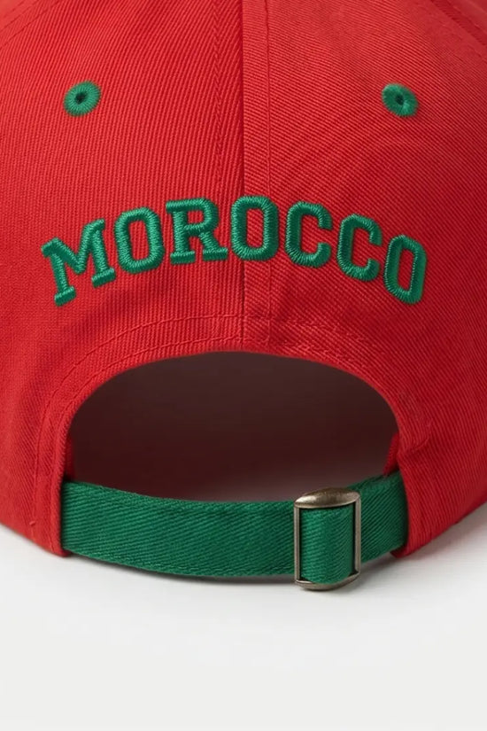Moroccan Flag Embroidered Baseball Cap
