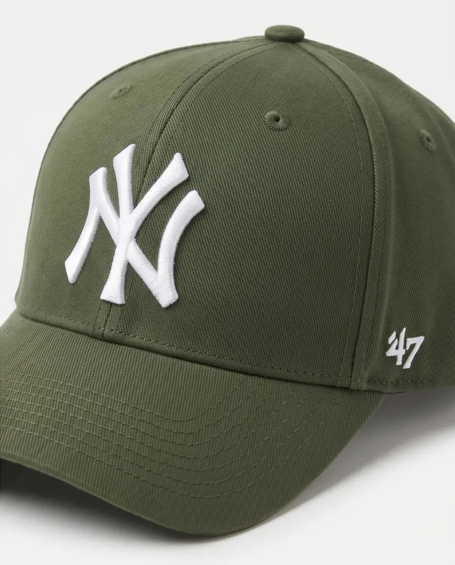 PROMO💣 3 NY -Style Baseball Cap — Olive, Black & Pink | Structured Adjustable Hat