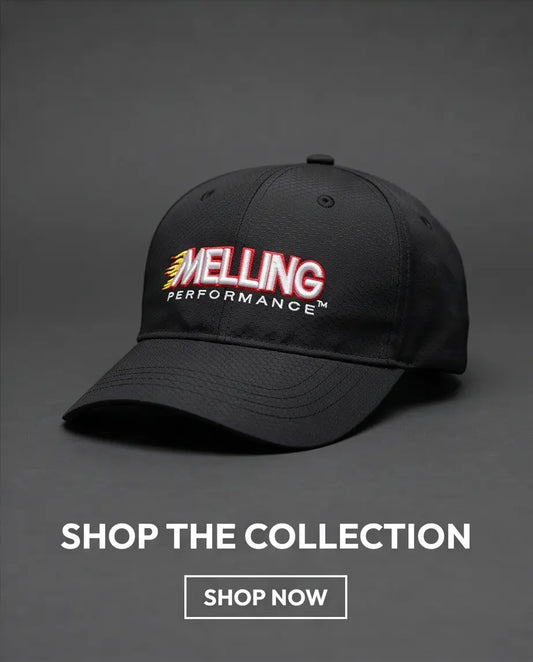 Melling Performance Flame Graphic Racing Cap – Jet Black