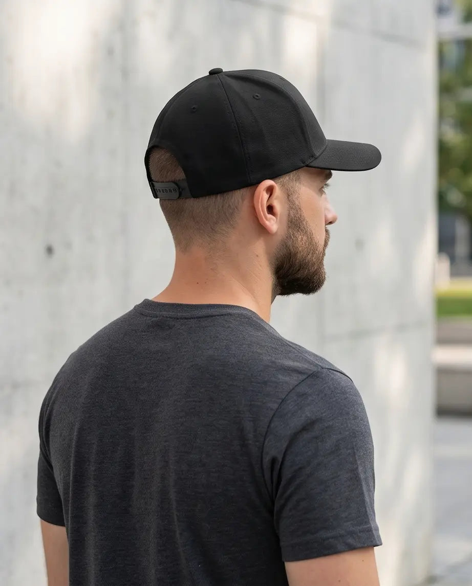 Melling Performance Flame Graphic Racing Cap – Jet Black