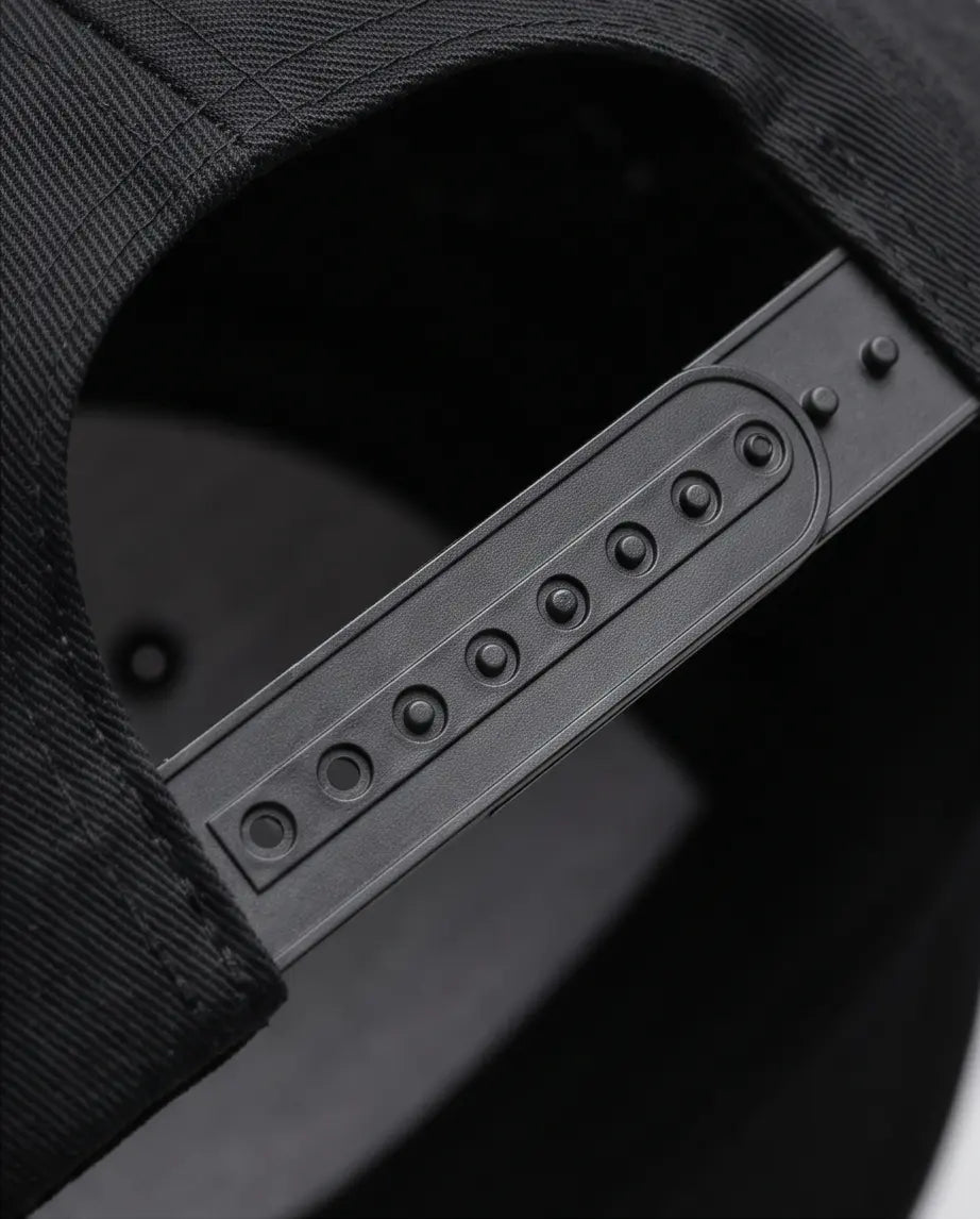 Limited Edition "HACKATHON" Embroidered Tech Cap – Jet Black