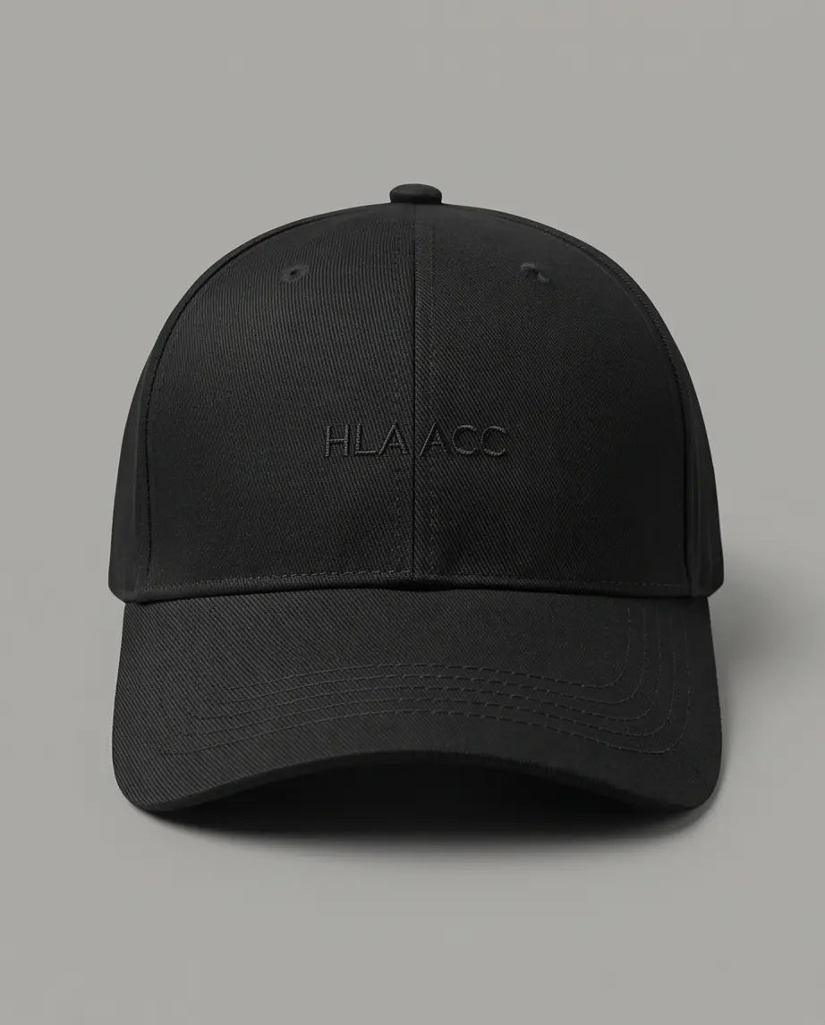 HLA ACC Stealth Urban Tech Baseball Cap – Matte Jet Black