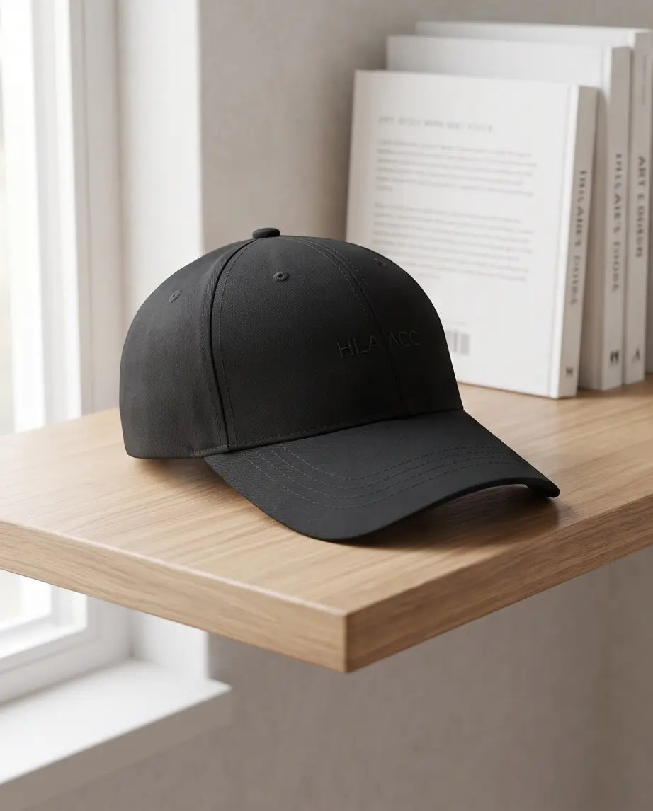 HLA ACC Stealth Urban Tech Baseball Cap – Matte Jet Black