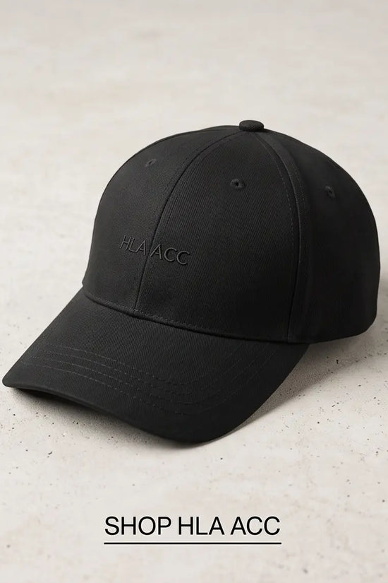 HLA ACC Stealth Urban Tech Baseball Cap – Matte Jet Black
