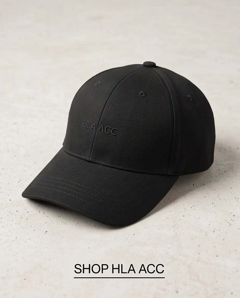 HLA ACC Stealth Urban Tech Baseball Cap – Matte Jet Black