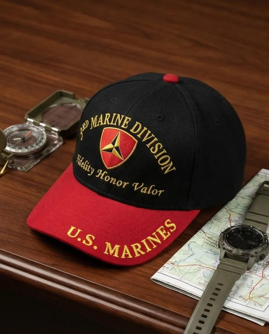 The 3rd Marine Division Valor Cap