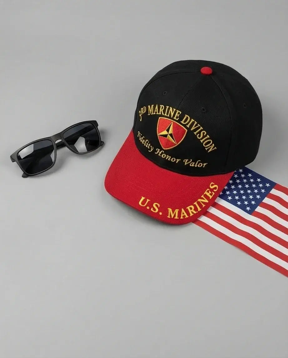 The 3rd Marine Division Valor Cap