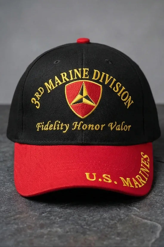 The 3rd Marine Division Valor Cap