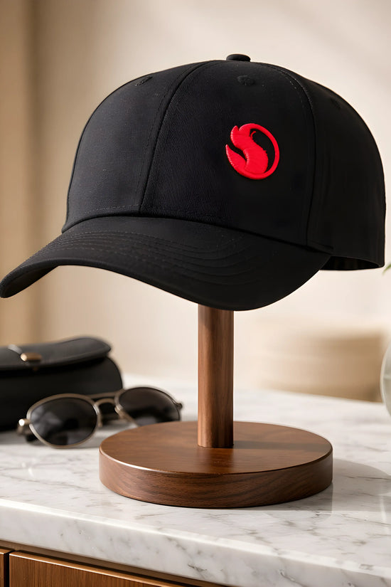 Black Signature Logo Cap