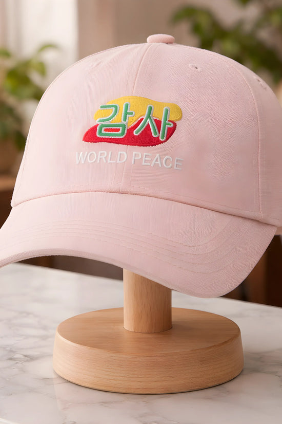 Pink World Peace Cap