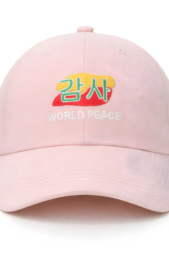 Pink World Peace Cap