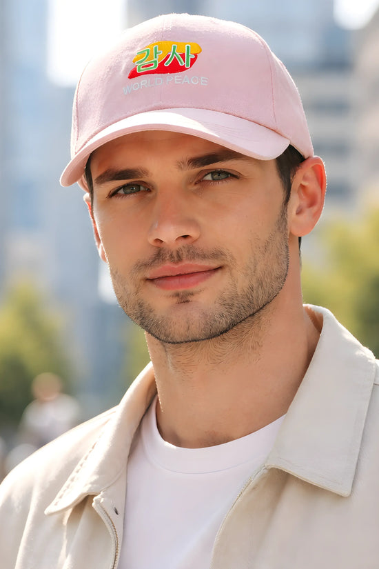 Pink World Peace Cap