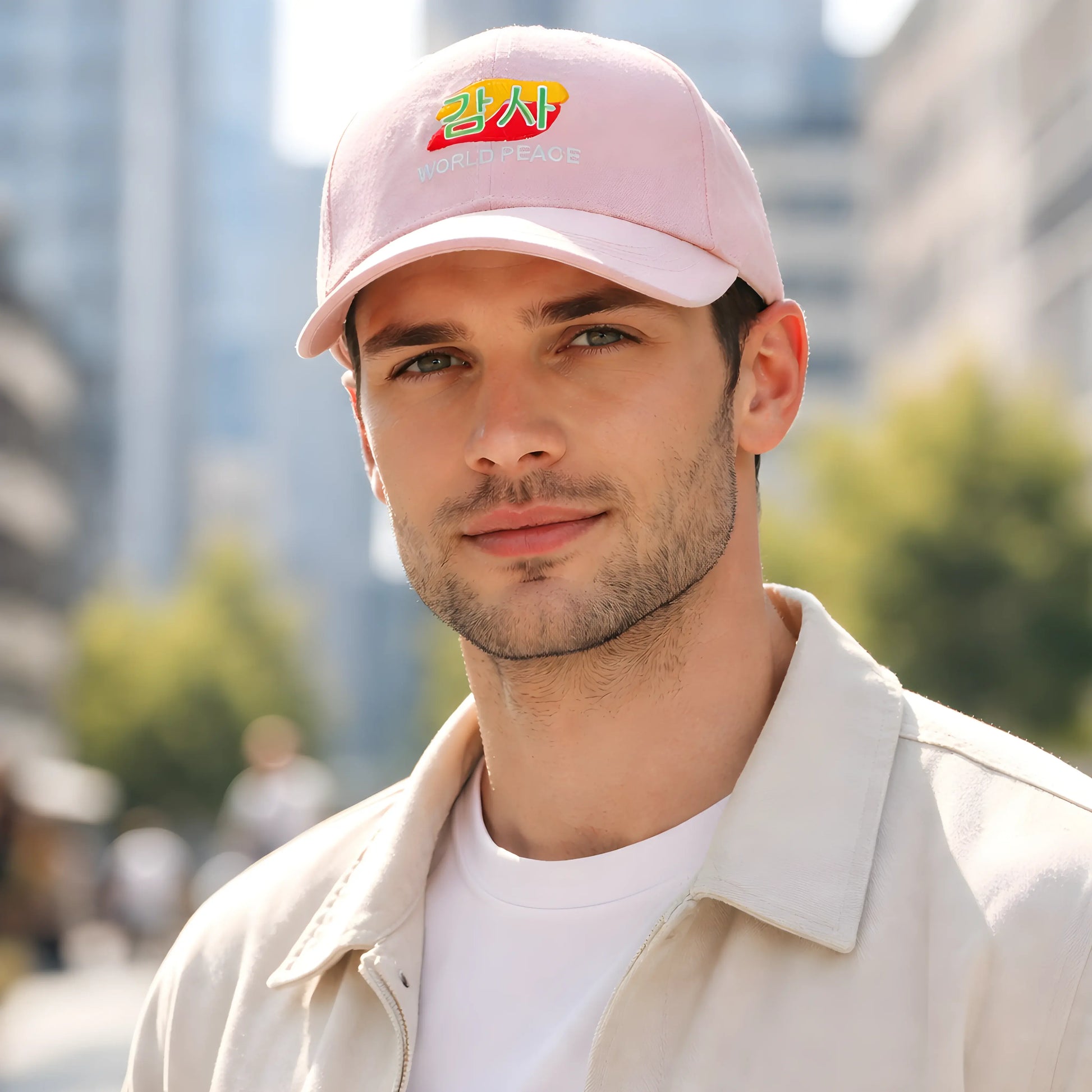 Pink World Peace Cap
