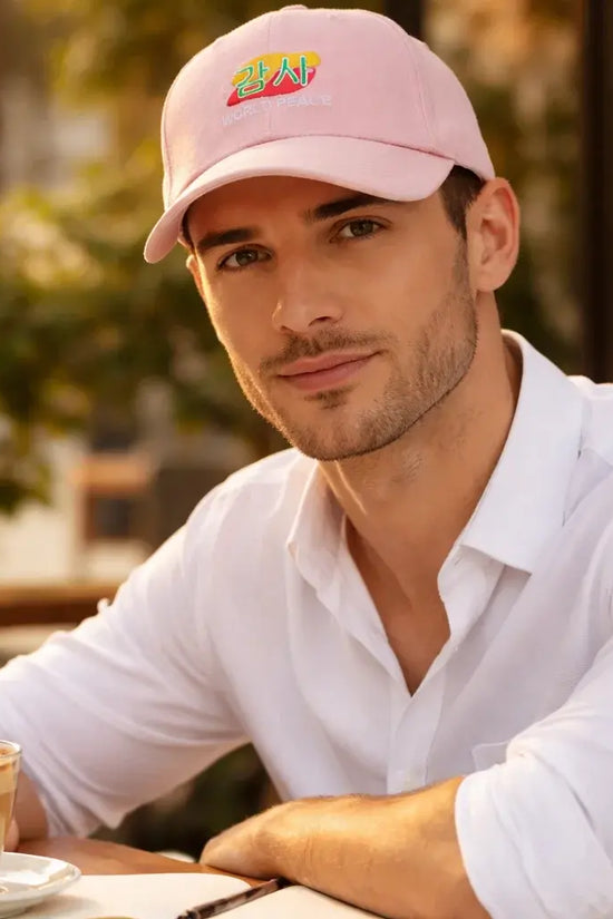 Pink World Peace Cap
