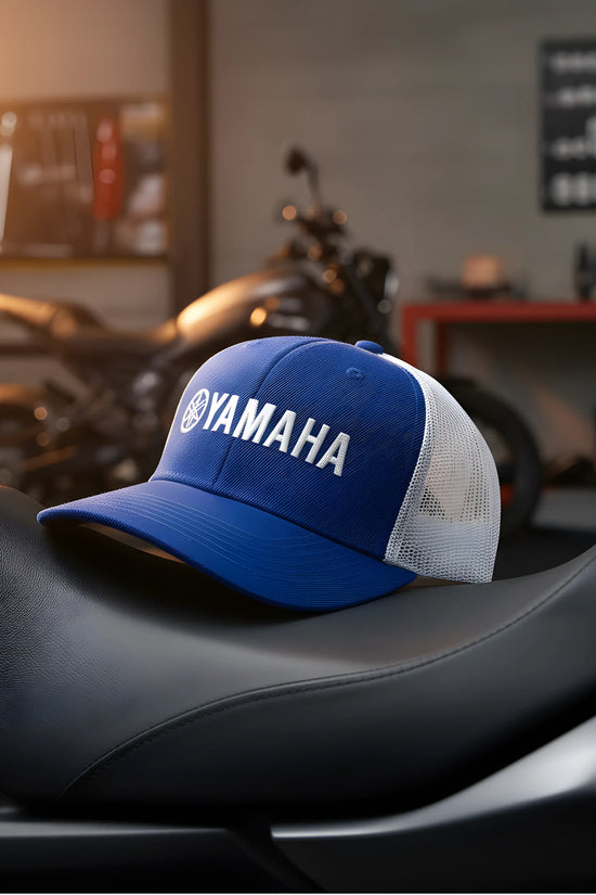 Racing Blue Mesh Cap