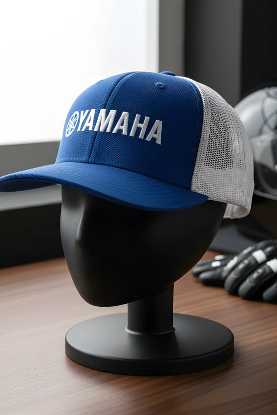 Racing Blue Mesh Cap