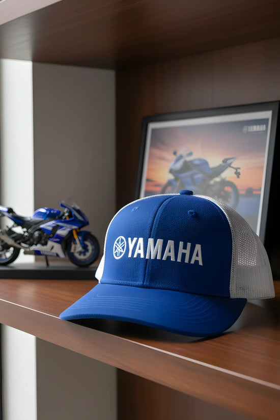 Racing Blue Mesh Cap