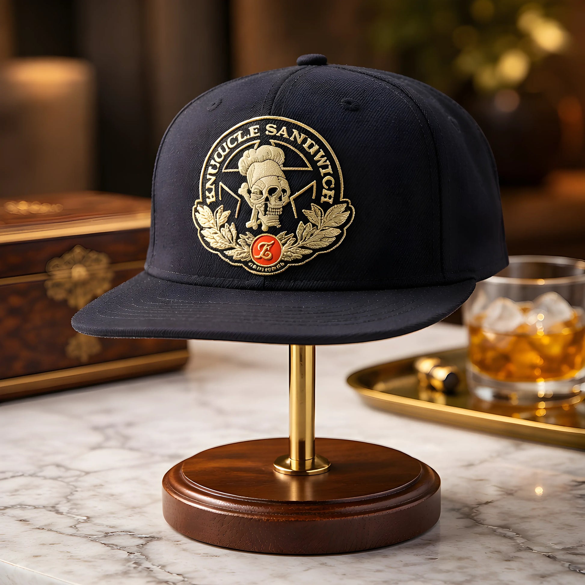 Knuckle Sandwich x Espinosa Black Snapback Cap
