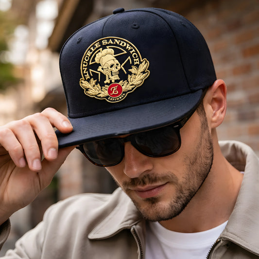 Knuckle Sandwich x Espinosa Black Snapback Cap