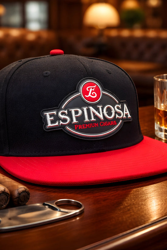 Espinosa Premium Cigars Black & Red Snapback Cap