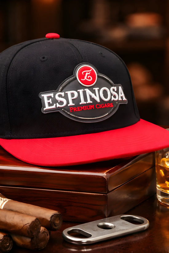 Espinosa Premium Cigars Black & Red Snapback Cap