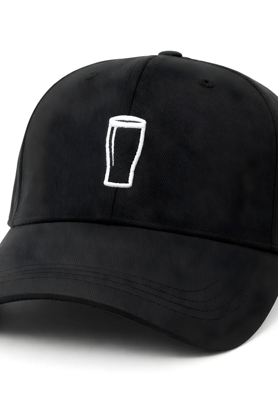 Black Pint Glass Baseball Cap