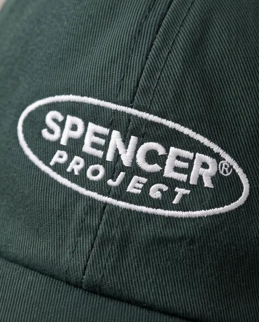 Spencer Project® Oval Logo Embroidered Baseball Cap – Forest Green