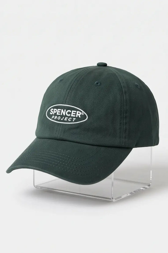 Spencer Project® Oval Logo Embroidered Baseball Cap – Forest Green