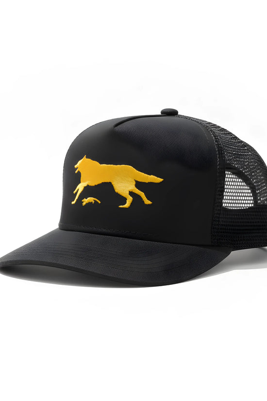 Yellow Wolf Black Cap