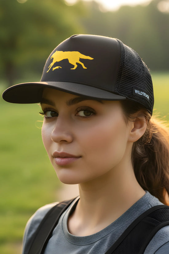 Yellow Wolf Black Cap