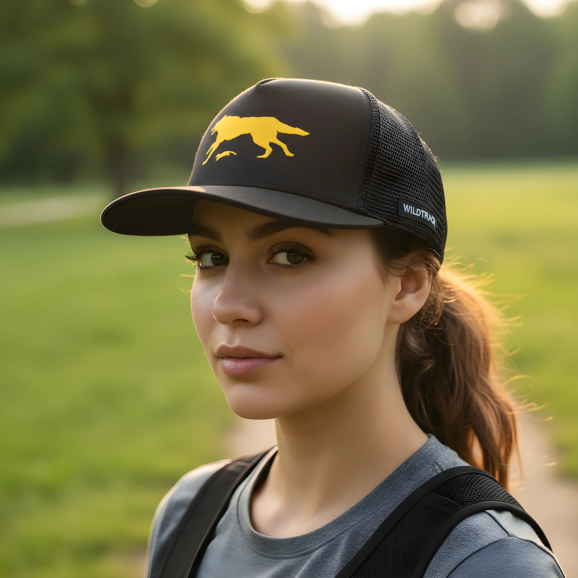 Yellow Wolf Black Cap