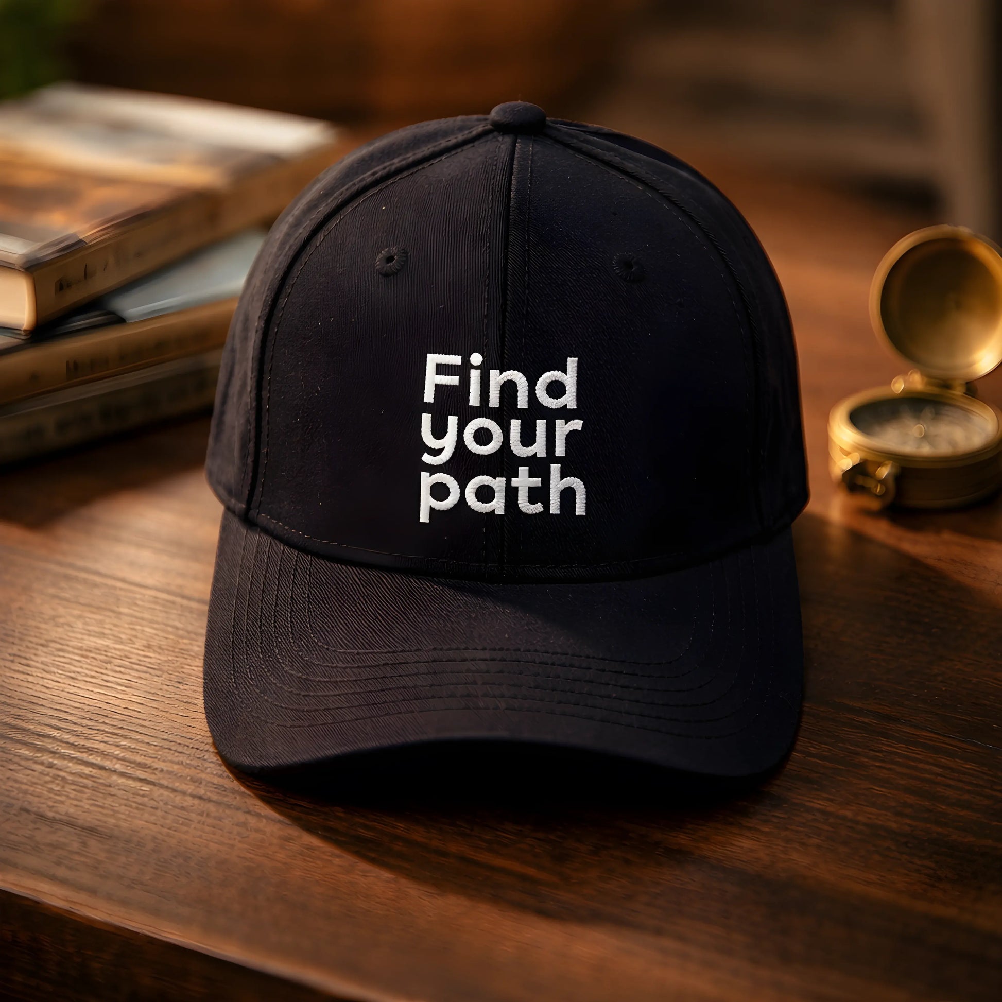 "Find Your Path" Embroidered Cap
