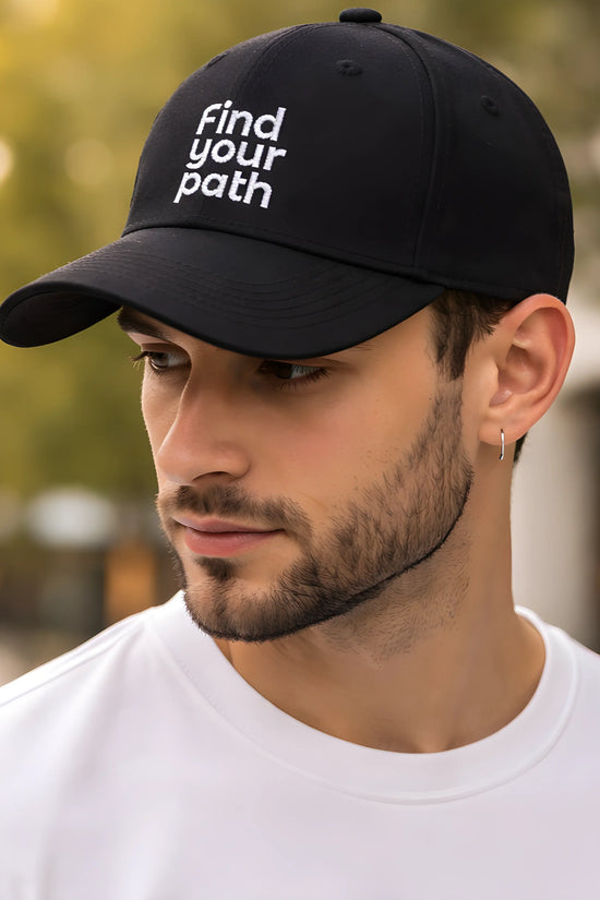 "Find Your Path" Embroidered Cap