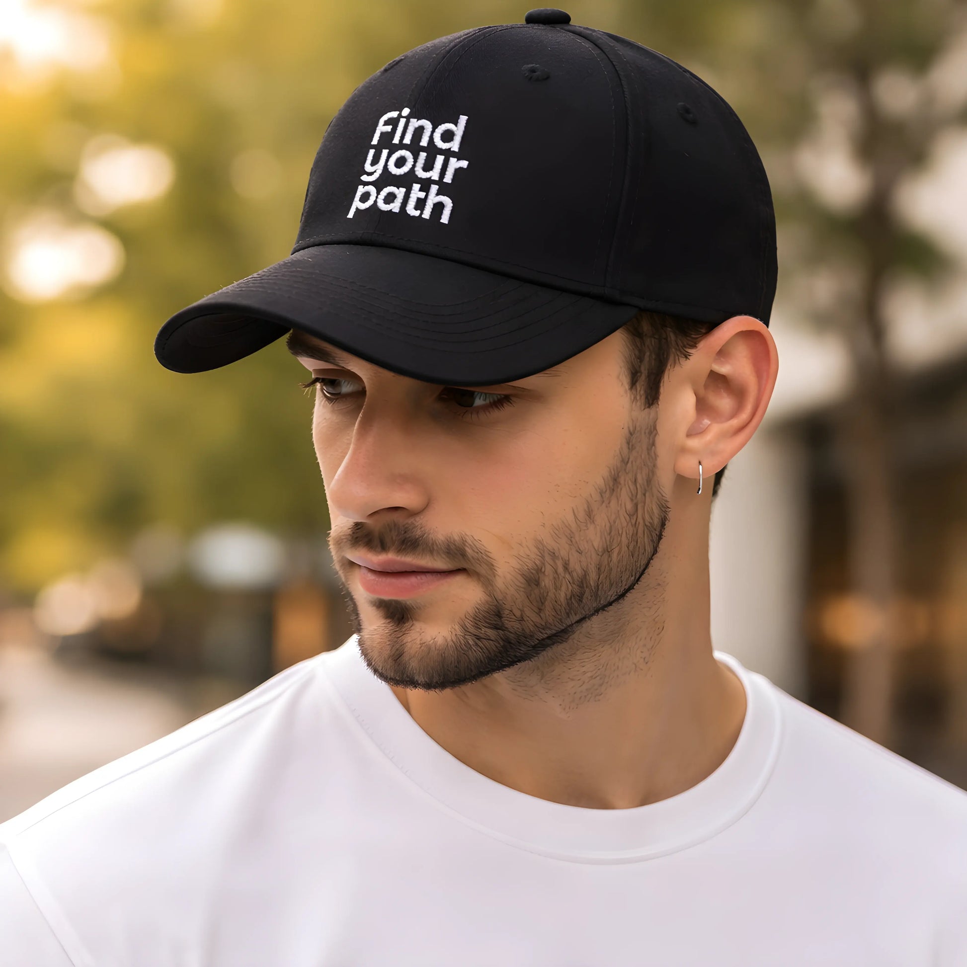 "Find Your Path" Embroidered Cap